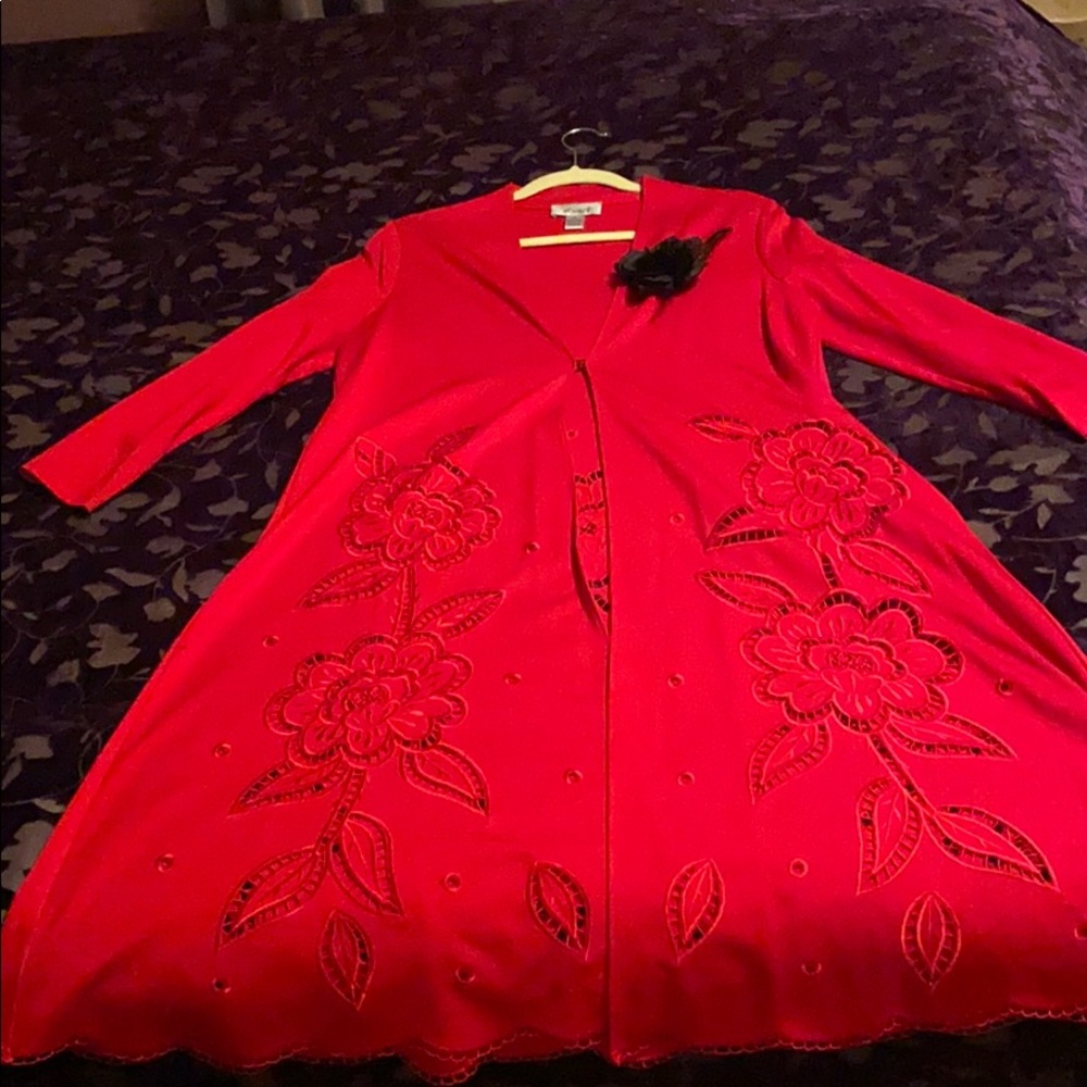Beautiful jacket/overcoat brand new embroidery
